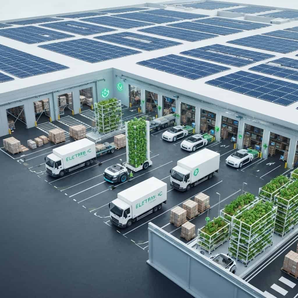 Green logistics: zrównoważony transport i magazynowanie